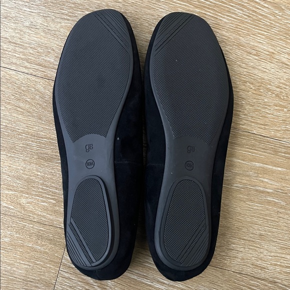 Gentle Souls by Kenneth Cole Black Suede Eugene Travel Ballet Flats size 10 - Picture 8 of 10